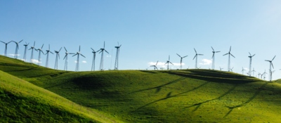 Wind turbine farm